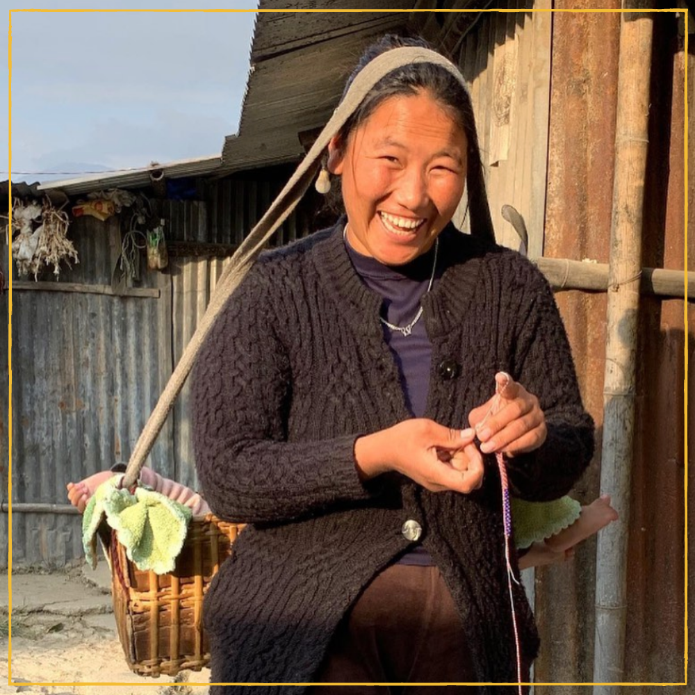 Handmade one tiny glass seed bead by one tiny glass seed bead.  Our artisans are from very remote areas of the Himalayan mountains. Your purchase of our roll-on seed bead bracelets make an impact to the artisans and their families. 