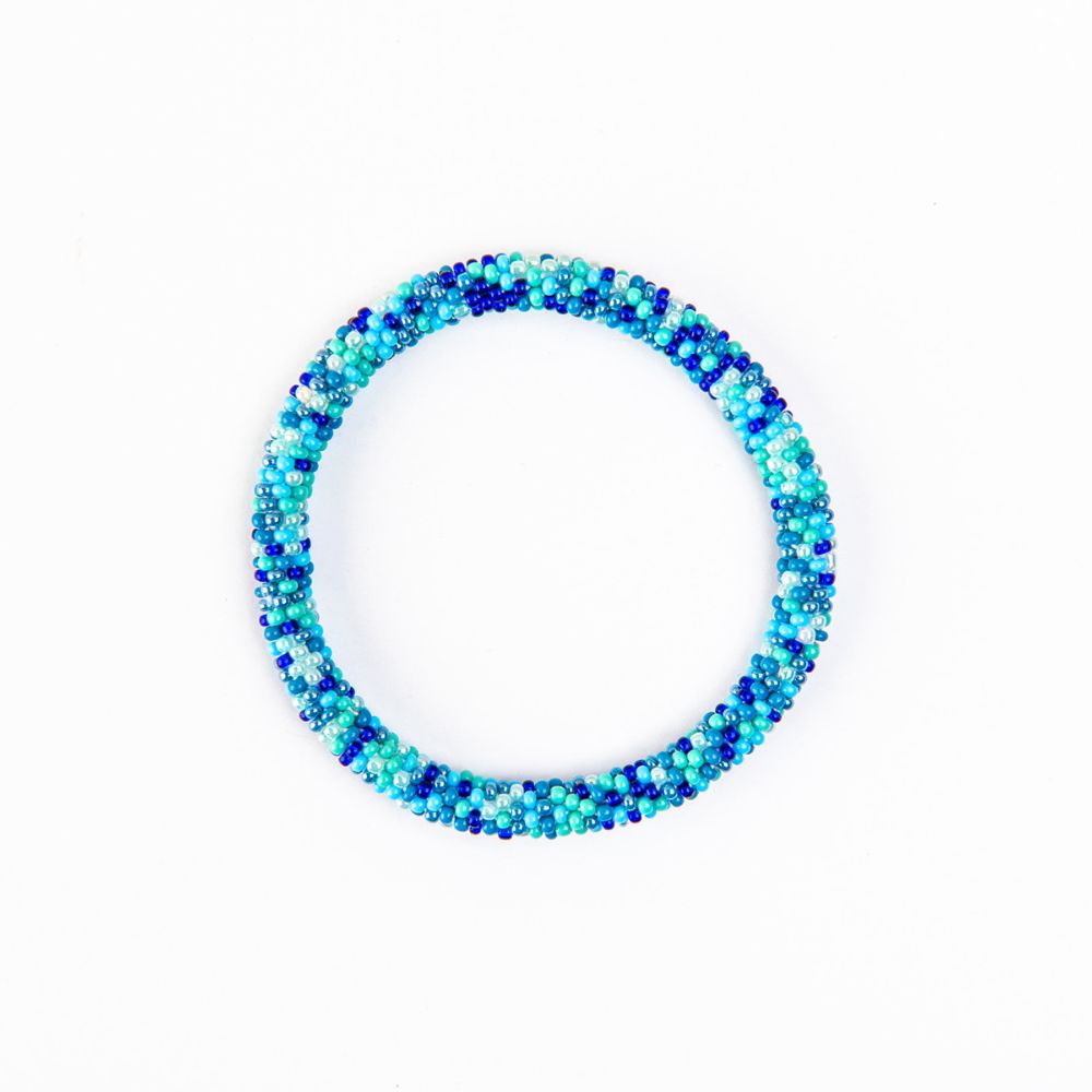 Blue Confetti Bracelet