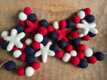 Load image into Gallery viewer, Patriotic Stars Felt Garland
