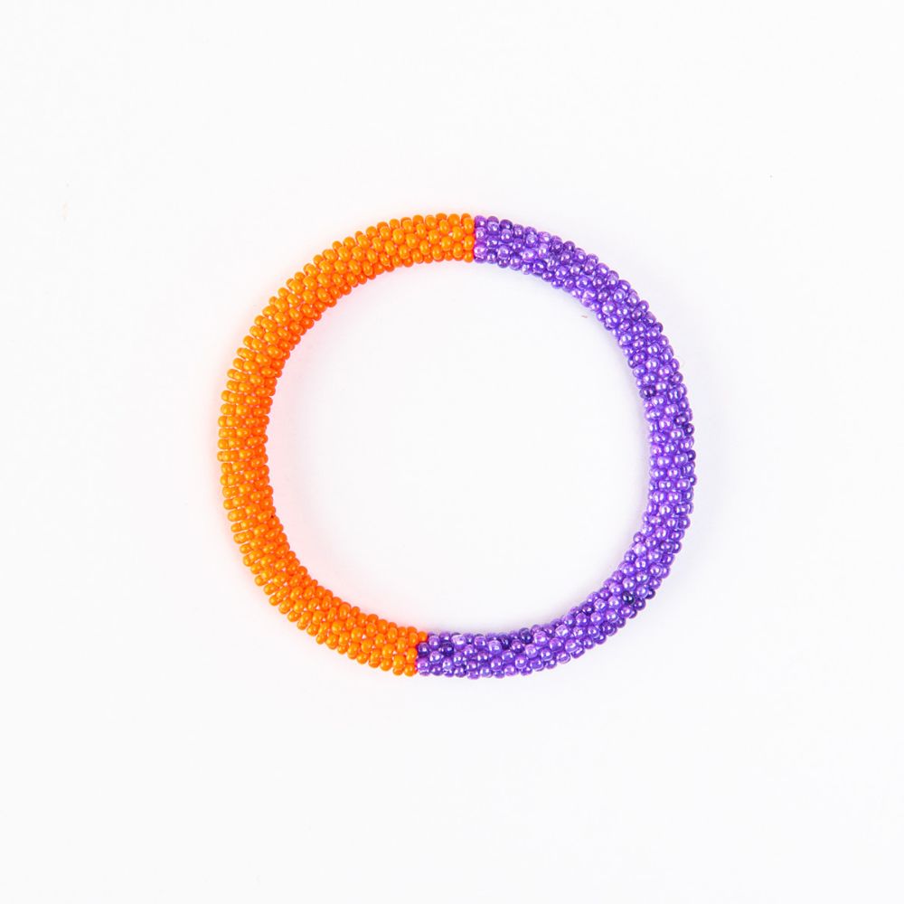 Purple Orange Split Bracelet