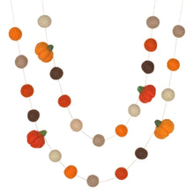 Load image into Gallery viewer, Pumpkin Patch Fall Felt Garland
