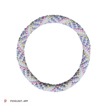 Load image into Gallery viewer, Blush, Cream, Honey and Lavender Bracelet
